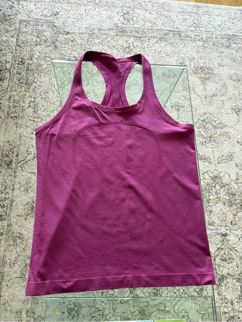 Lululemon Cool Racerback Tank Top Berry Pink Size 10